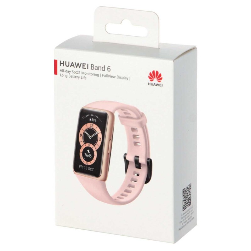 Фитнес браслет Huawei Band 6 FRA-B19 Sakura Coral: купить по низкой ...
