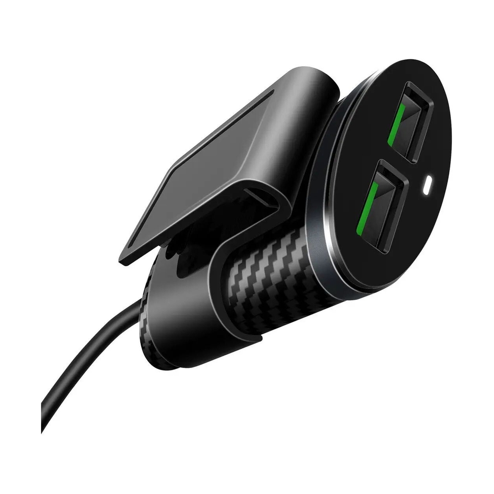 Автомобильное зарядное устройство C7 4-Port Front and Back Seat, черный - фото 2