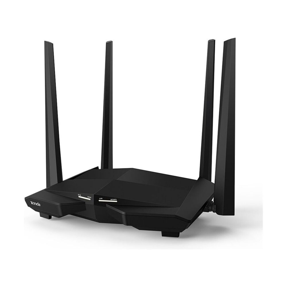 Маршрутизатор Tenda AC10 AC1200 Wi-Fi Dual-Band Wi-Fi 5 Gigabit Черный - фото 3