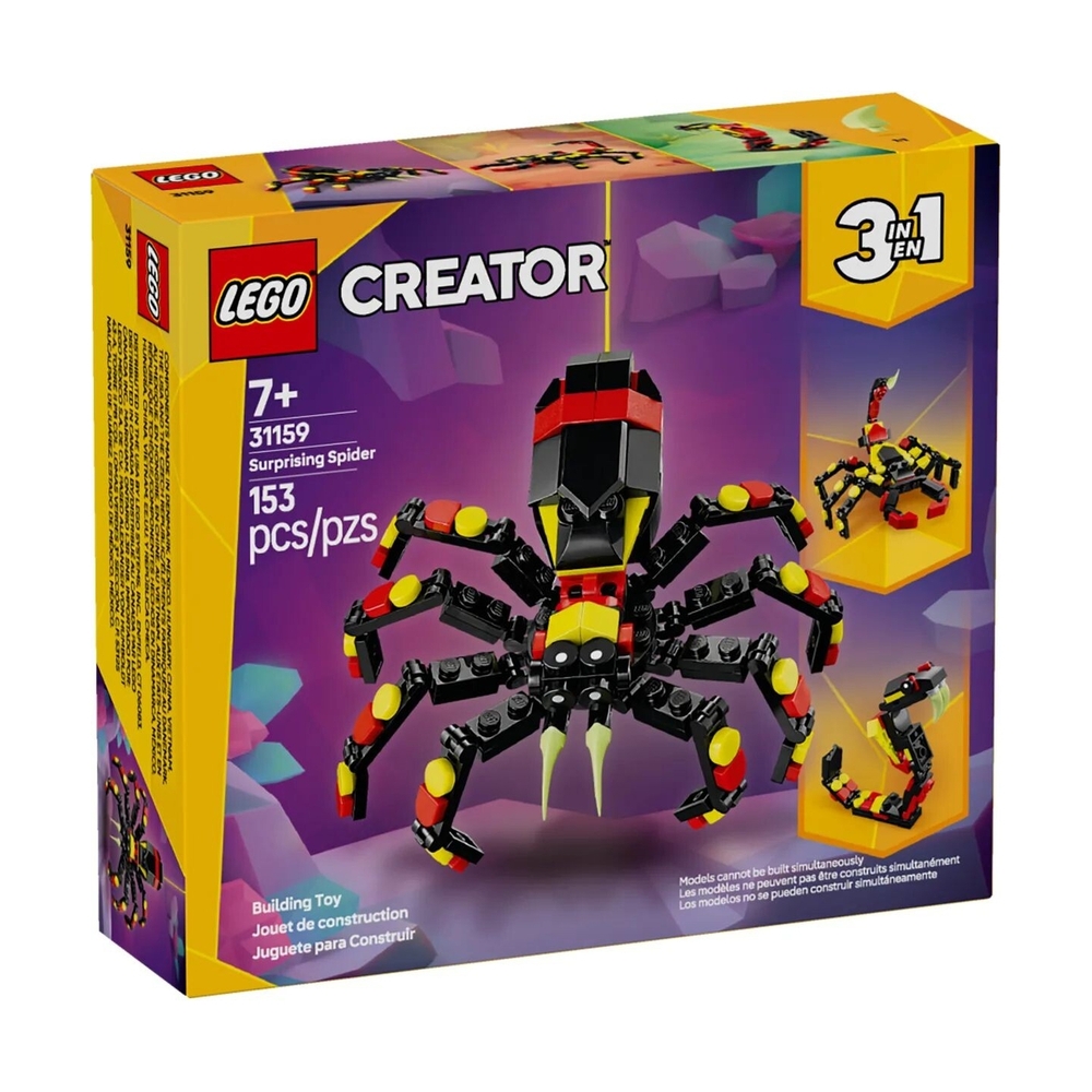 Конструктор Lego 31159 Криэйтор Дикие животные: Удивительный паук - фото 8