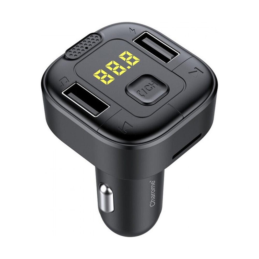 Автомобильное зарядное устройство C8 Grace, с передатчиком, черный - фото