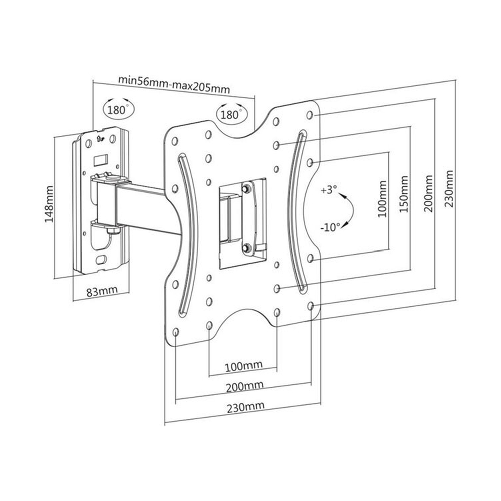 Кронштейн Brateck KLA27-221 - фото 2
