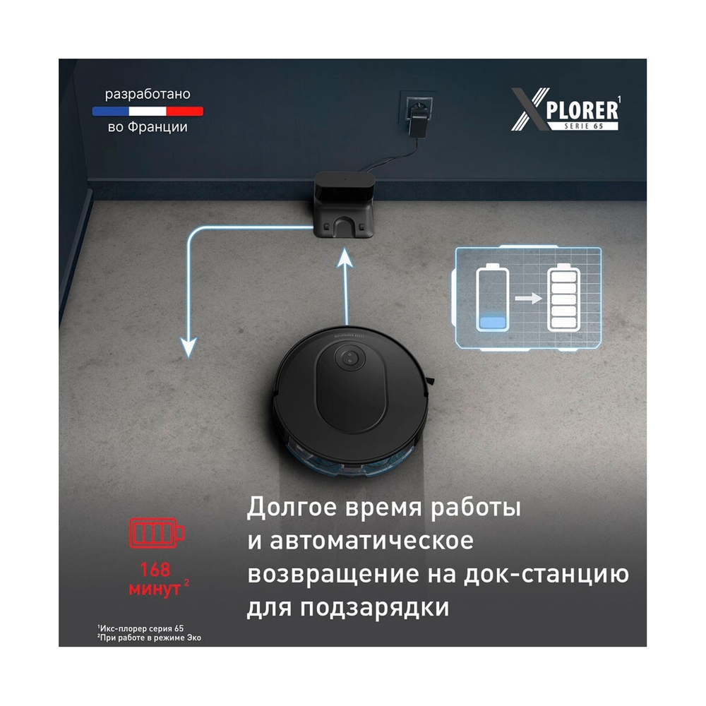 Робот-пылесос Tefal X-PLORER Serie 65 RG8L65WH - фото 12