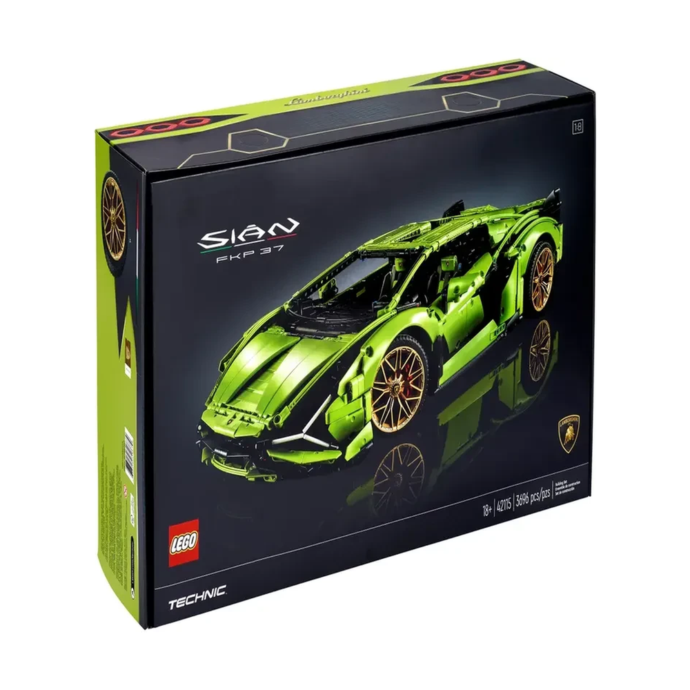 Конструктор Lego Lamborghini Sian FKP 37 42115 - фото 33