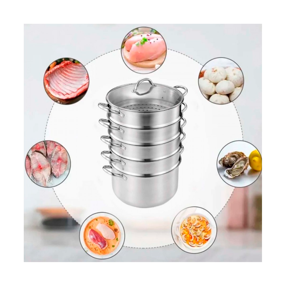 Мантоварка Regnum 5-слойная из нерж.стали ЦВ 28-СМ RGN-D28ST01 - фото 4