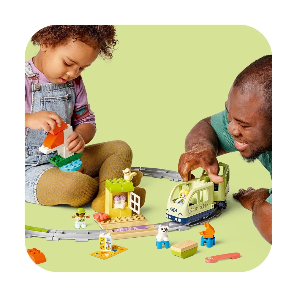 Конструктор Lego 10427 Дупло Интерактивный поезд приключений - фото 6