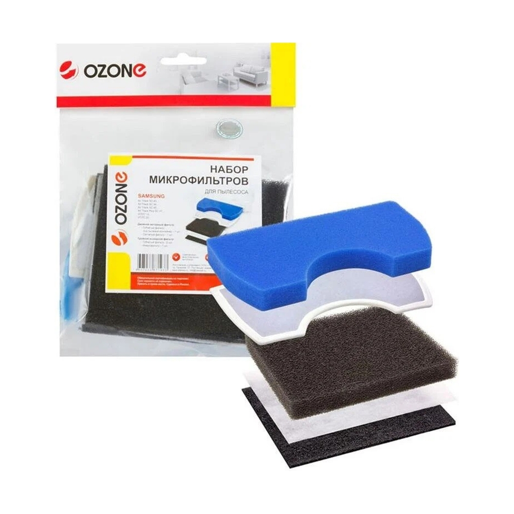 Набор микрофильтров для пылесоса SAMSUNG, OZONE, HS-09 - фото