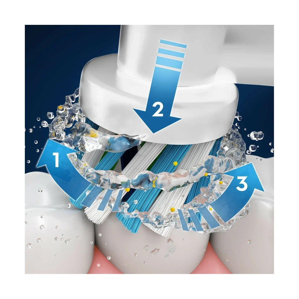 Электрическая зубная щётка Oral-B Vitality D100, белая - фото 3