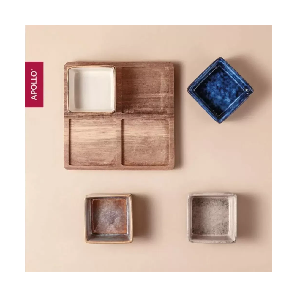 Менажницы 4 шт c подставкой Apollo Breeze BRZ-06 - фото 5