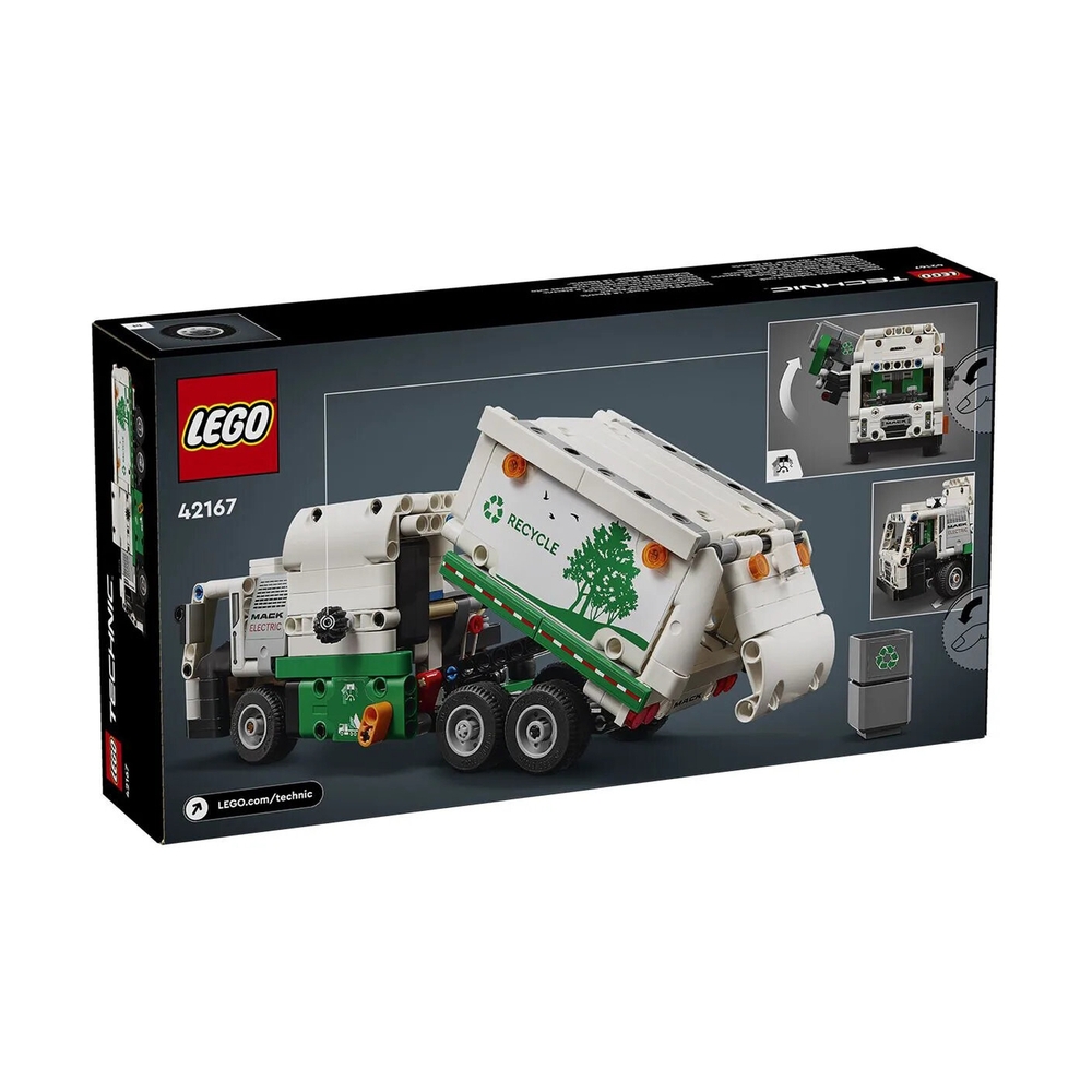 Конструктор Lego Lego 42167 Техник Электрический мусоровоз Mack ® LR - фото 4