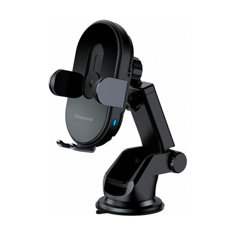 Автомобильный держатель H3 Kirin, с беспроводной зарядкой, черный - фото