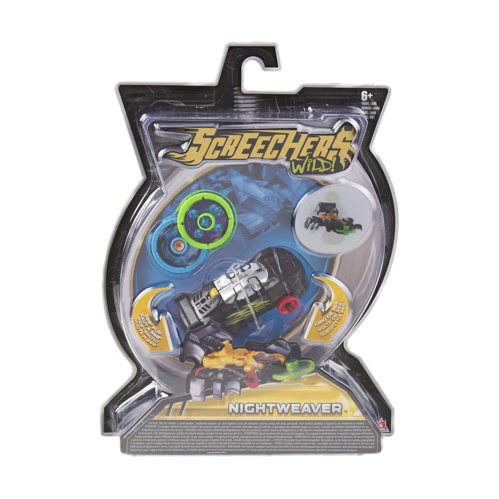 Screechers Wild Дикие Скричеры 34820 Машинка-трансформер Найтвивер л1 - фото