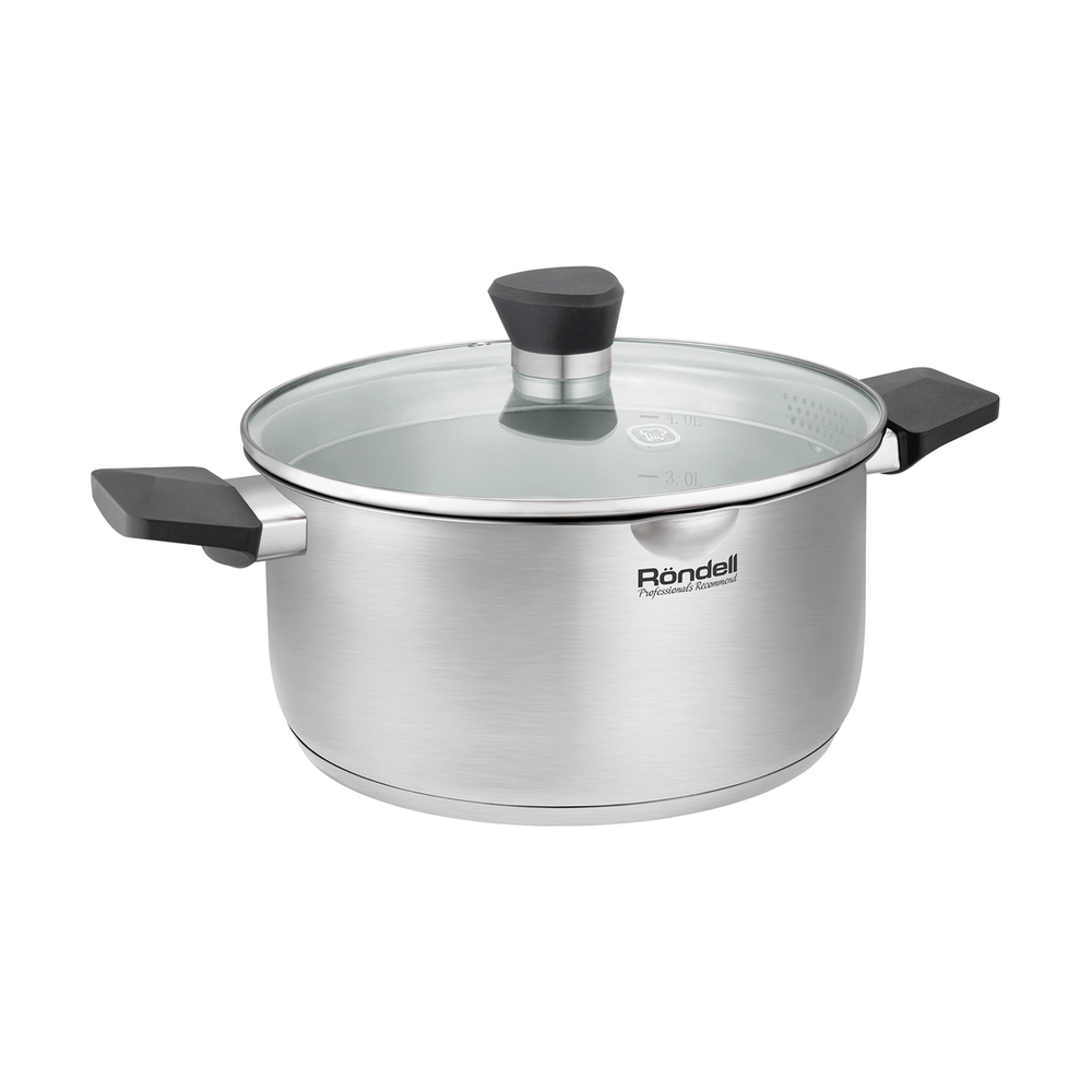 Кастрюля Rondell Strike Grey Ultra RDS-1949 4.8л - фото