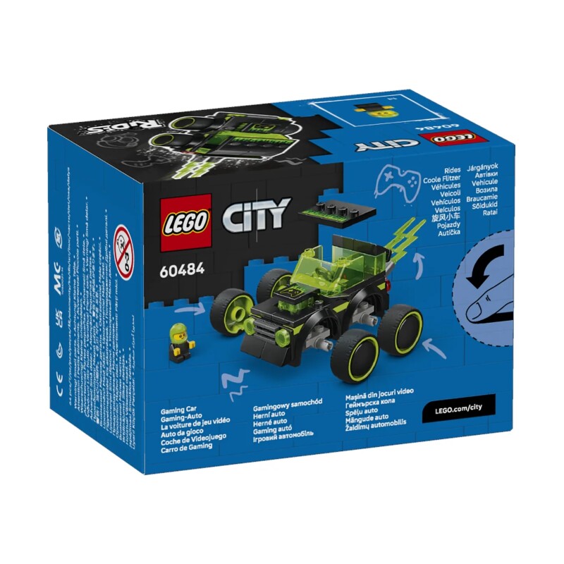 Конструктор Lego 60484 Город Машины — Игровая гоночная машина - фото 4