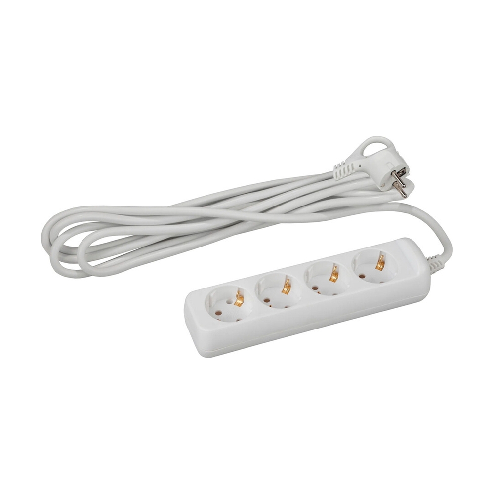 ЭРА удл. U-4e-5m-3x1 5м 4 розетки, с заземлением - фото