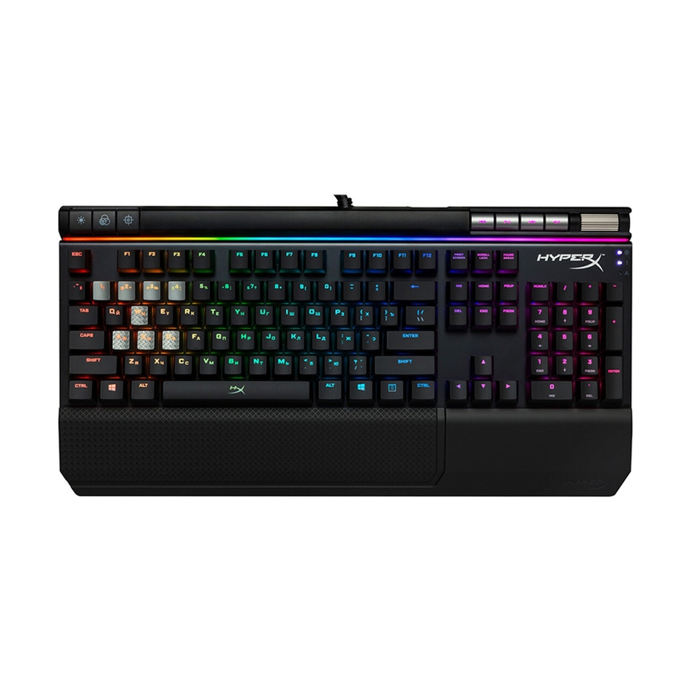 Клавиатура игровая HyperX Alloy Elite RGB Mechanical Gaming MX Brown HX-KB2BR2-RU/R1 - фото