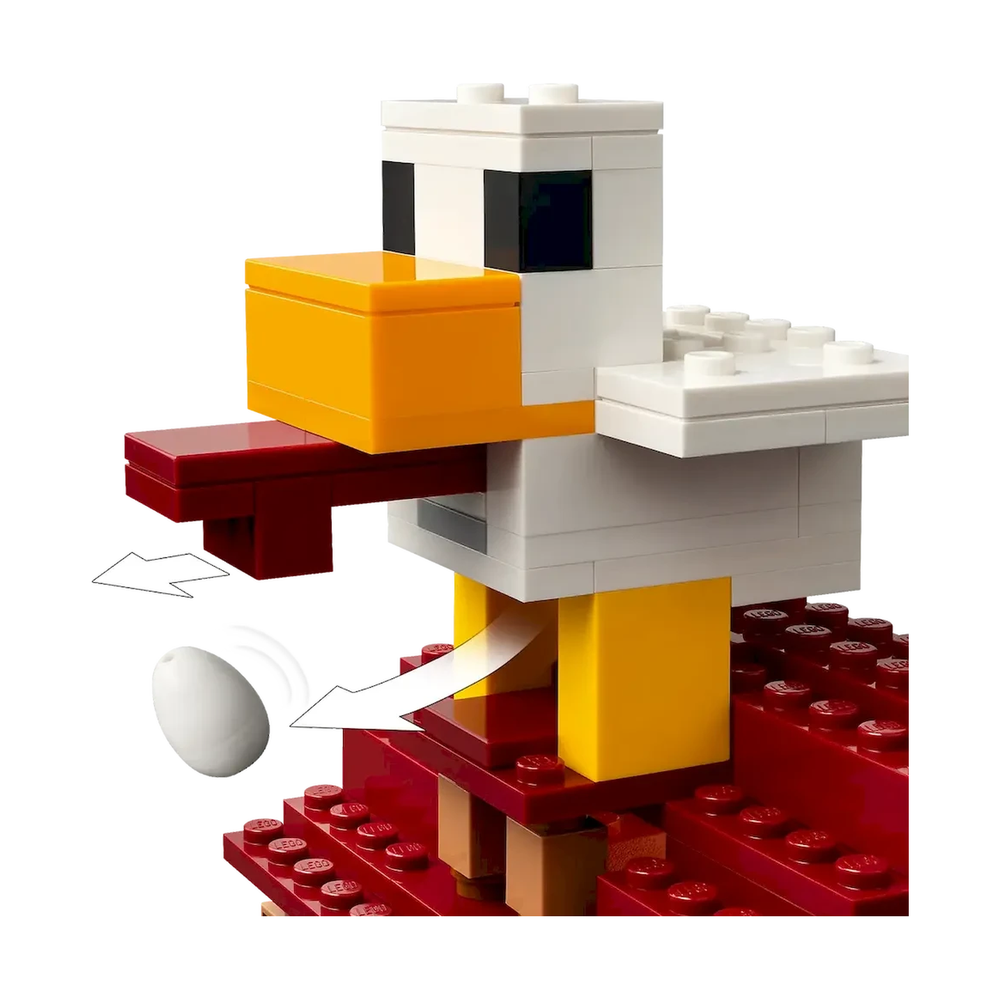 Конструктор Lego Minecraft Нападение шара-гаста на деревню 21273 - фото 6