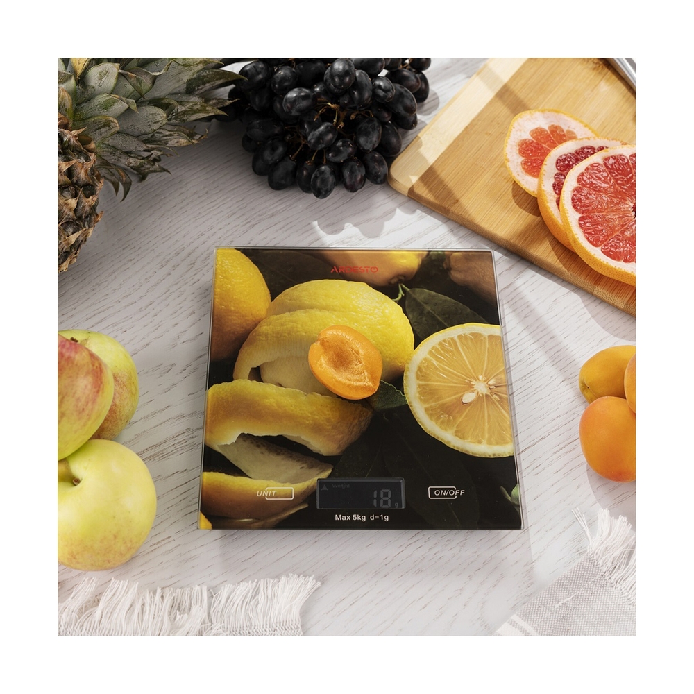 Весы кухонные ARDESTO SCK-893LEMON Разноцветный - фото 4