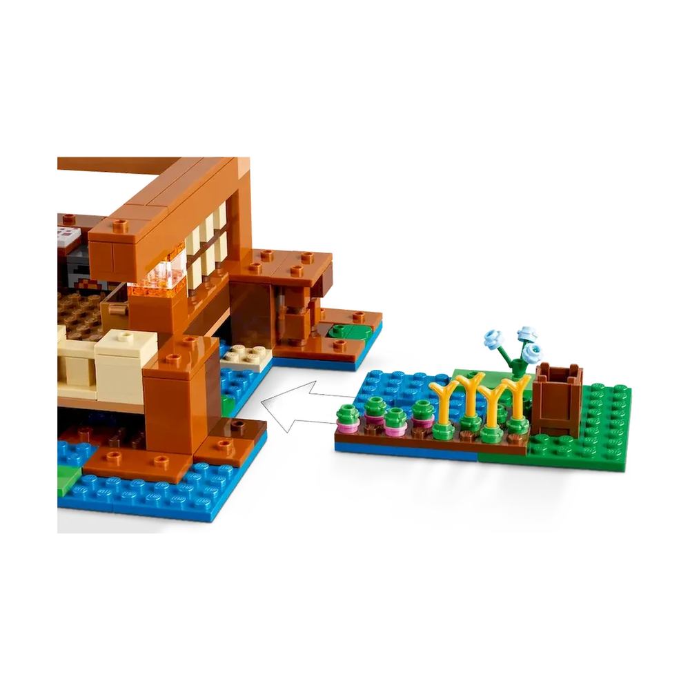 Конструктор Lego Minecraft Лягушачий домик 21256 - фото 6