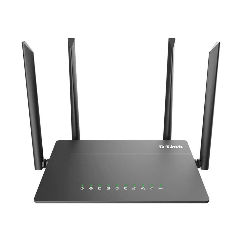 Маршрутизатор, D-Link, DIR-815/RU/R4A, 802.11a/b/g/n/ac AC1200М, 1WAN порт 10/100M, 4LAN порта 10/100M, порт USB 2.0 - фото