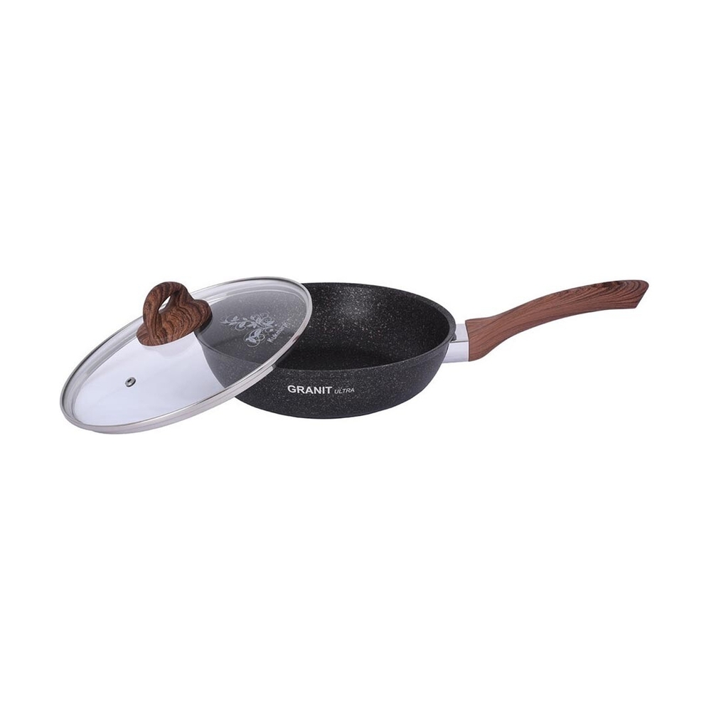 Сковорода Kukmara 26см Granit ultra (blue), сгг261а - фото