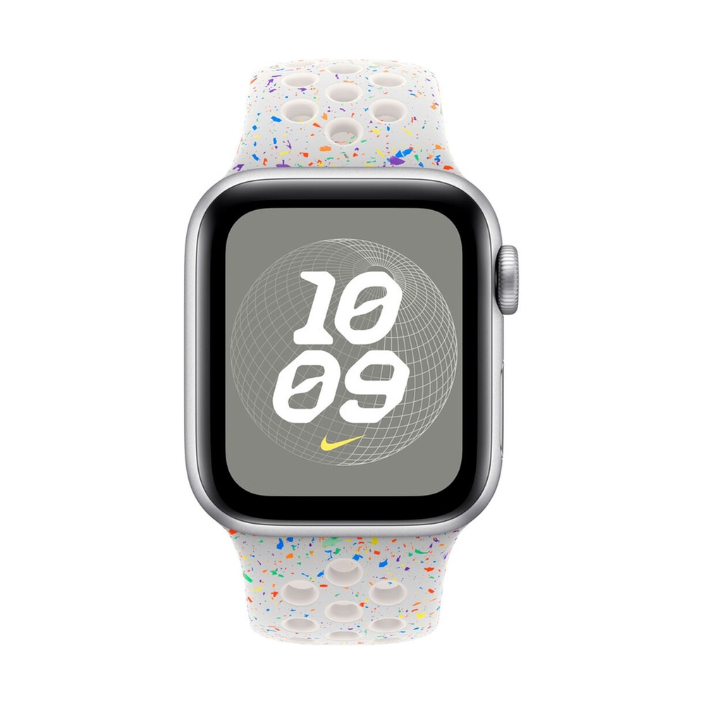 Ремешок Apple 42mm Pure Platinum Nike Sport Band - S/M (MYJM3) - фото 3