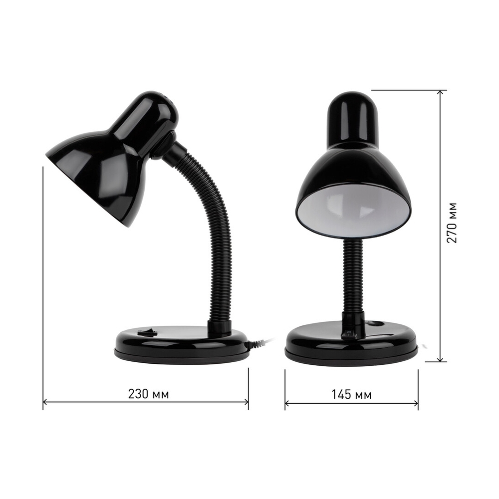 Светильник ЭРА N-120-E27-40W-BK черный - фото 4