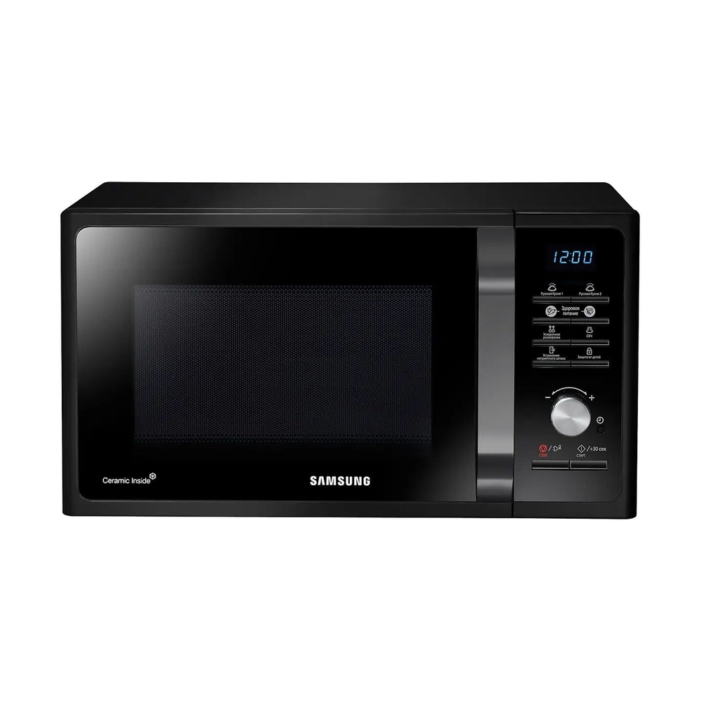 Микроволновая печь Samsung соло Muse 3 MS23F302TAK/BW - фото 4