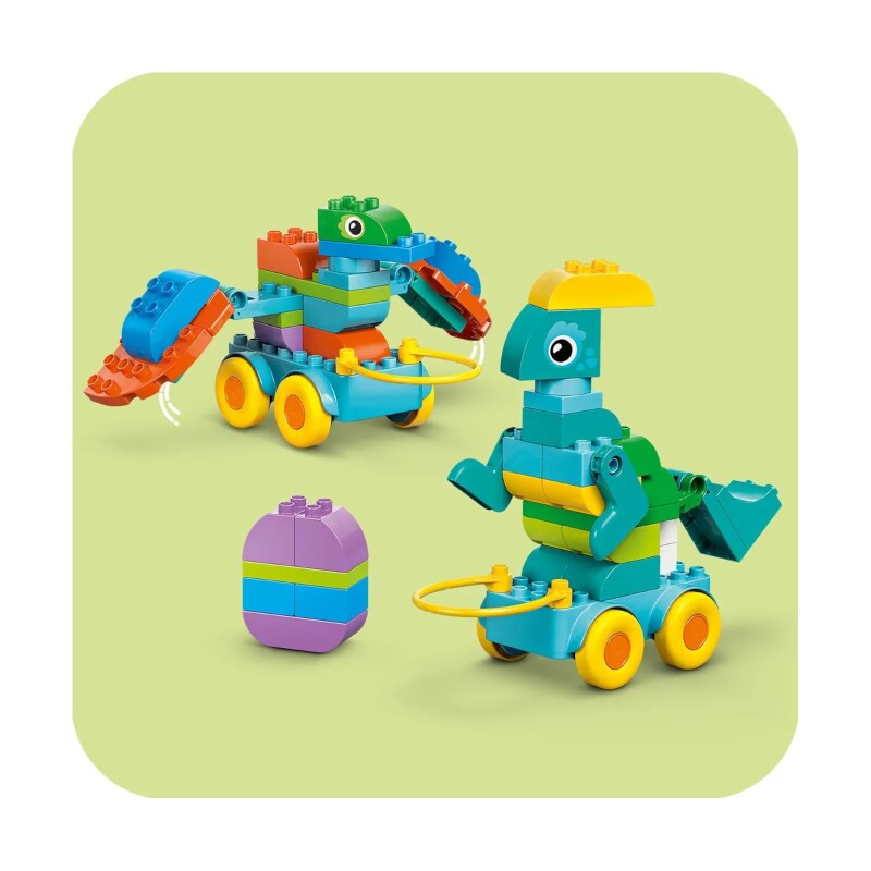Конструктор Lego 10451 Дупло Динозавры на колесах 3 в 1 - фото 7