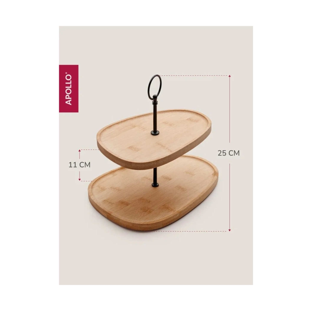 Подставка сервировочная двухъярусная Apollo Formaje FOR-03 - фото 9