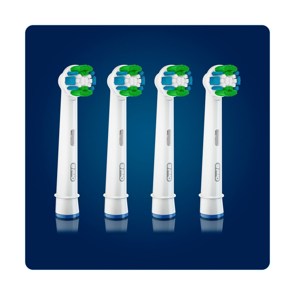 Насадки Oral-B Precision Clean CleanMaximiser для электрической зубной щетки, 4 шт., для удаления налета, для эффективной чистки - фото 3