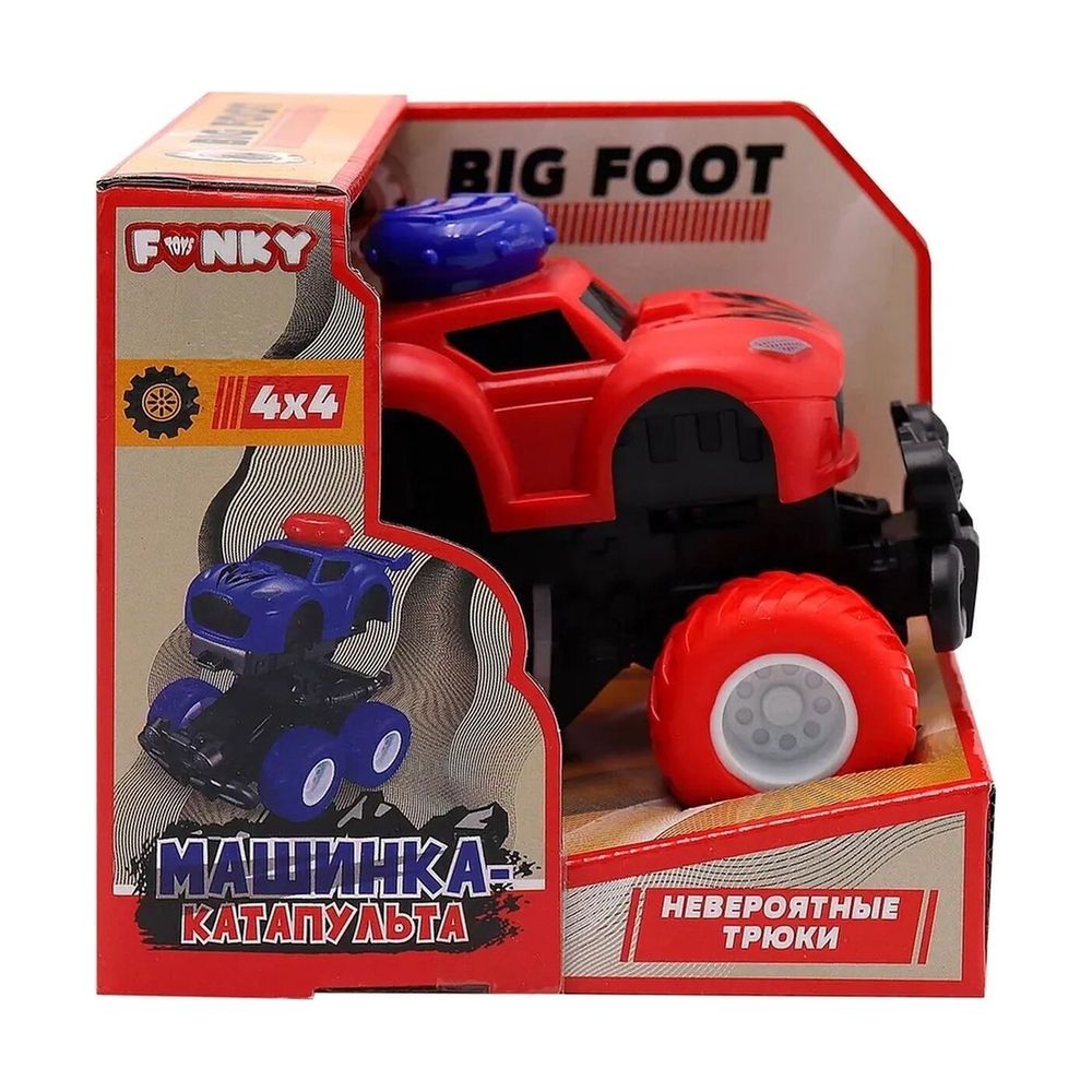 Funky Toys FT97964 Фрикционная машинка Катапульта 4х4 красная - фото 4