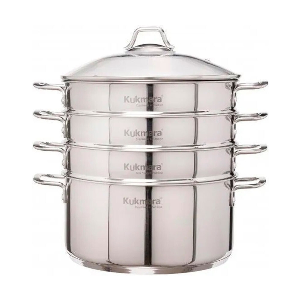 Мантоварка Kukmara 3-х ярусная 26см, STM602603G - фото