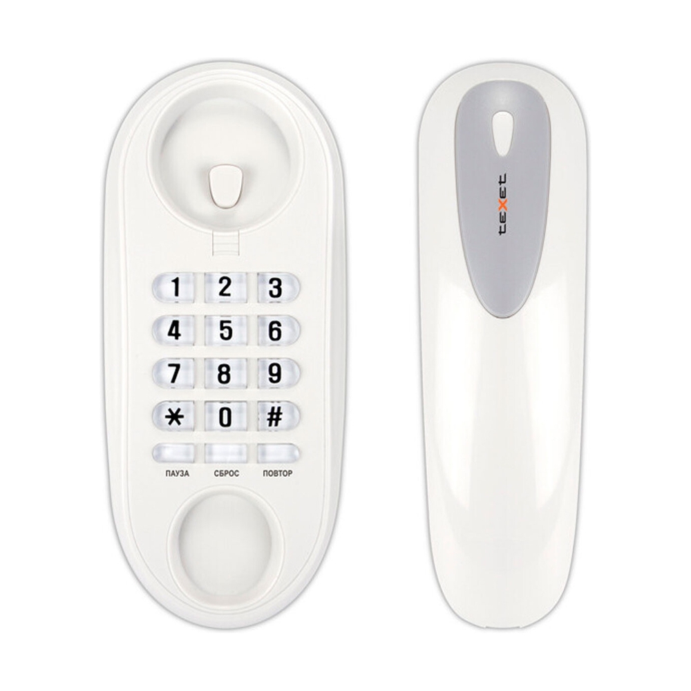 Проводной телефон Texet TX-236 серый - фото