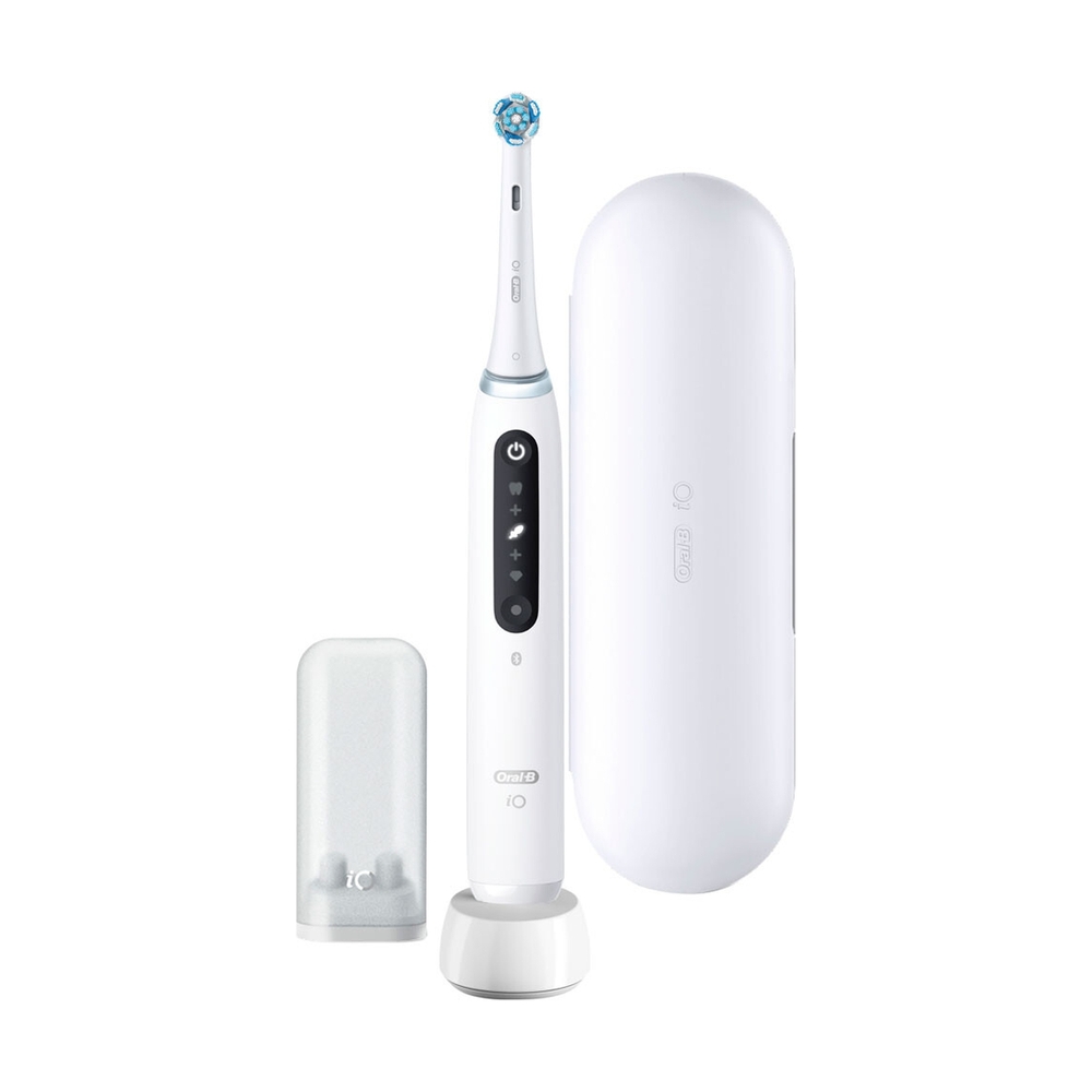 Электрическая зубная щётка Oral-B iO Series 5 White Alabaster, Белая - фото 2