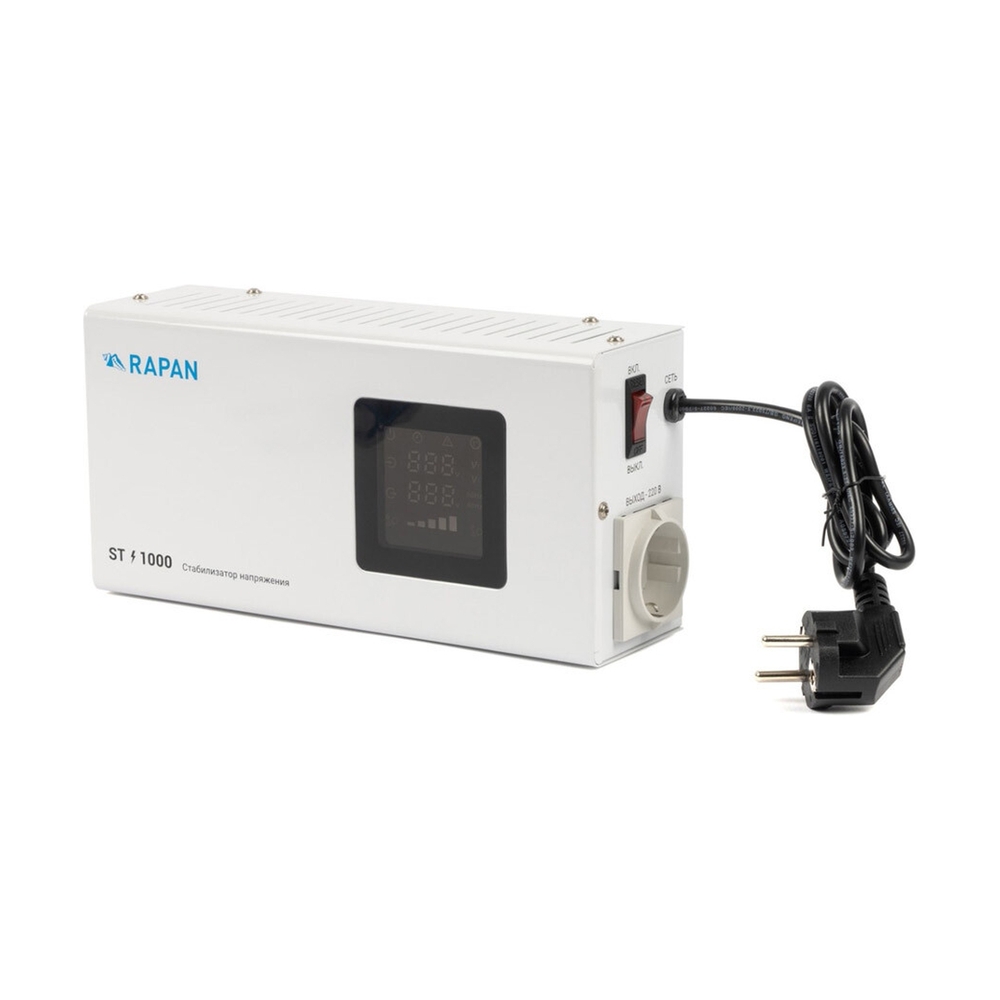 Стабилизатор напряжения RAPAN ST-1000 - фото 2