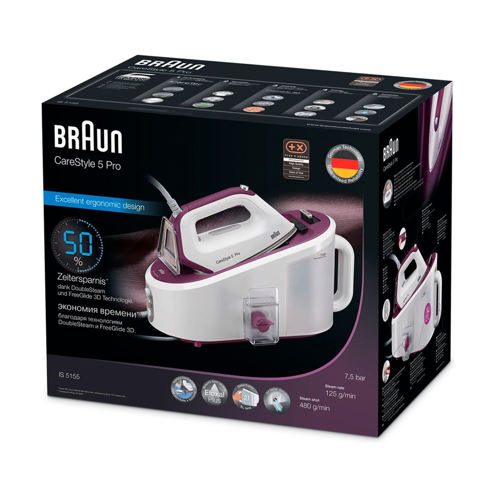Парогенератор Braun CareStyle 5 IS5155 WH - фото 10
