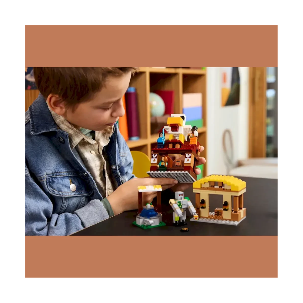 Конструктор Lego Minecraft Нападение шара-гаста на деревню 21273 - фото 11