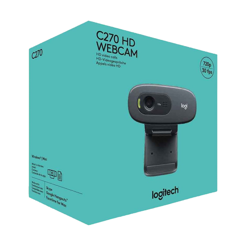 Web-камера Logitech HD Webcam C270 (960-001063) - фото 5