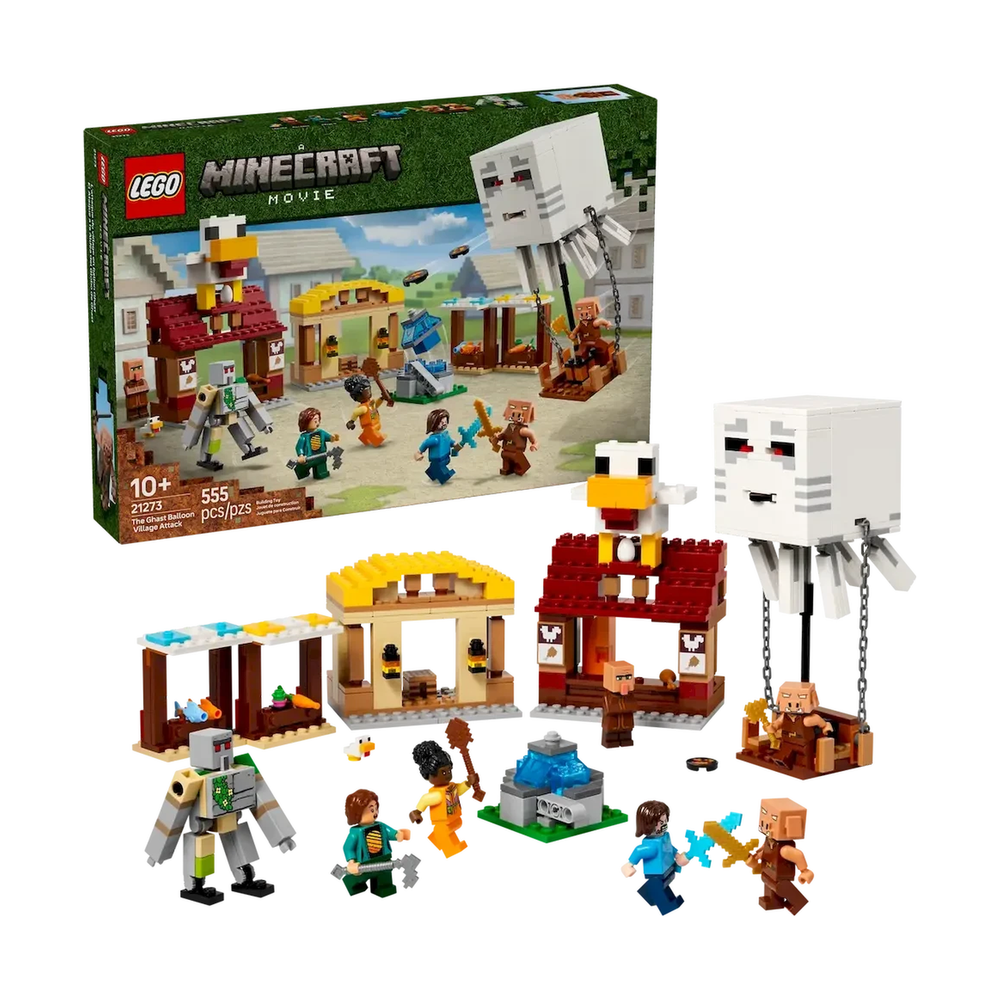 Конструктор Lego Minecraft Нападение шара-гаста на деревню 21273 - фото