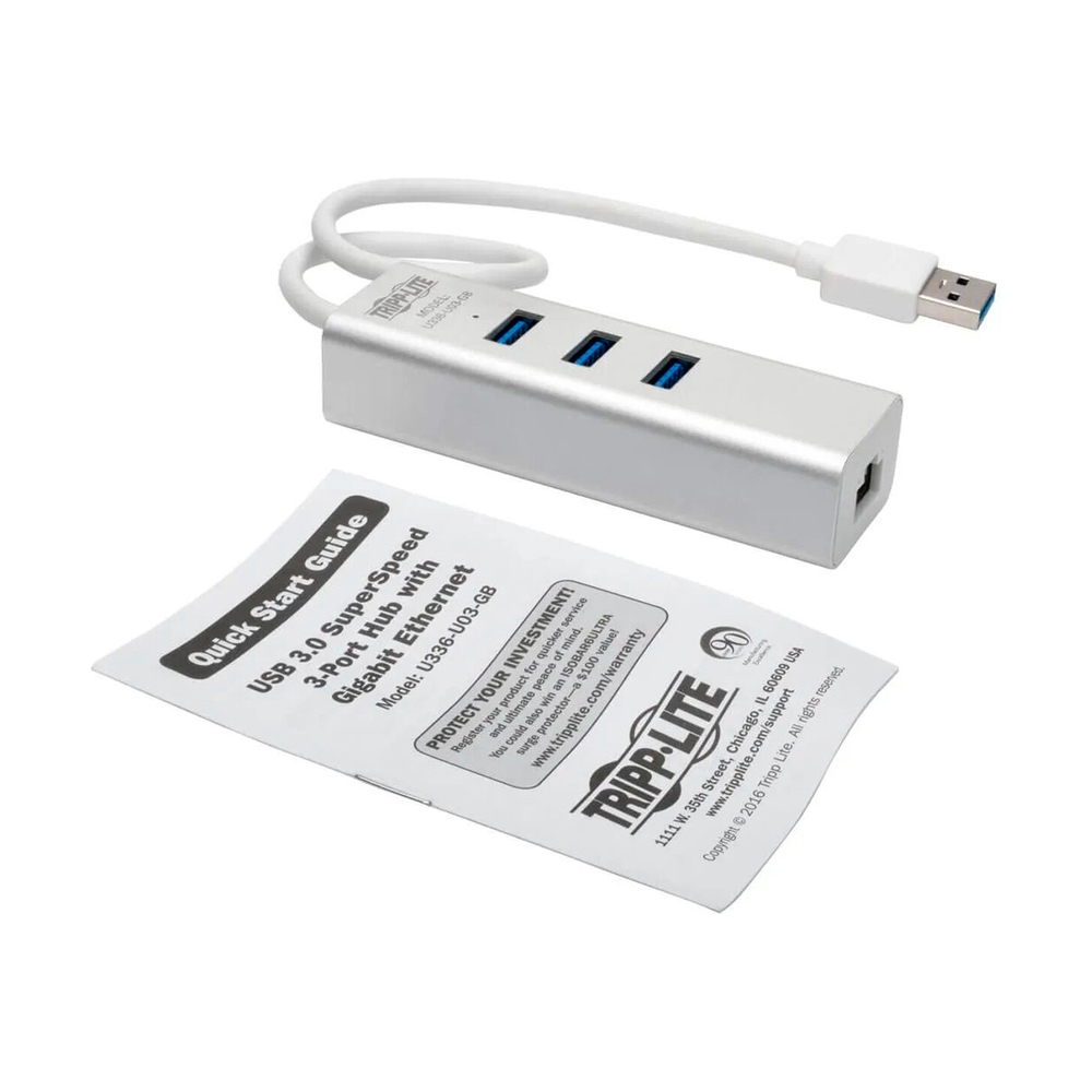 Сетевой адаптер TrippLite/U336-U03-GB/10/100/1000/USB/RJ-45 - фото 5