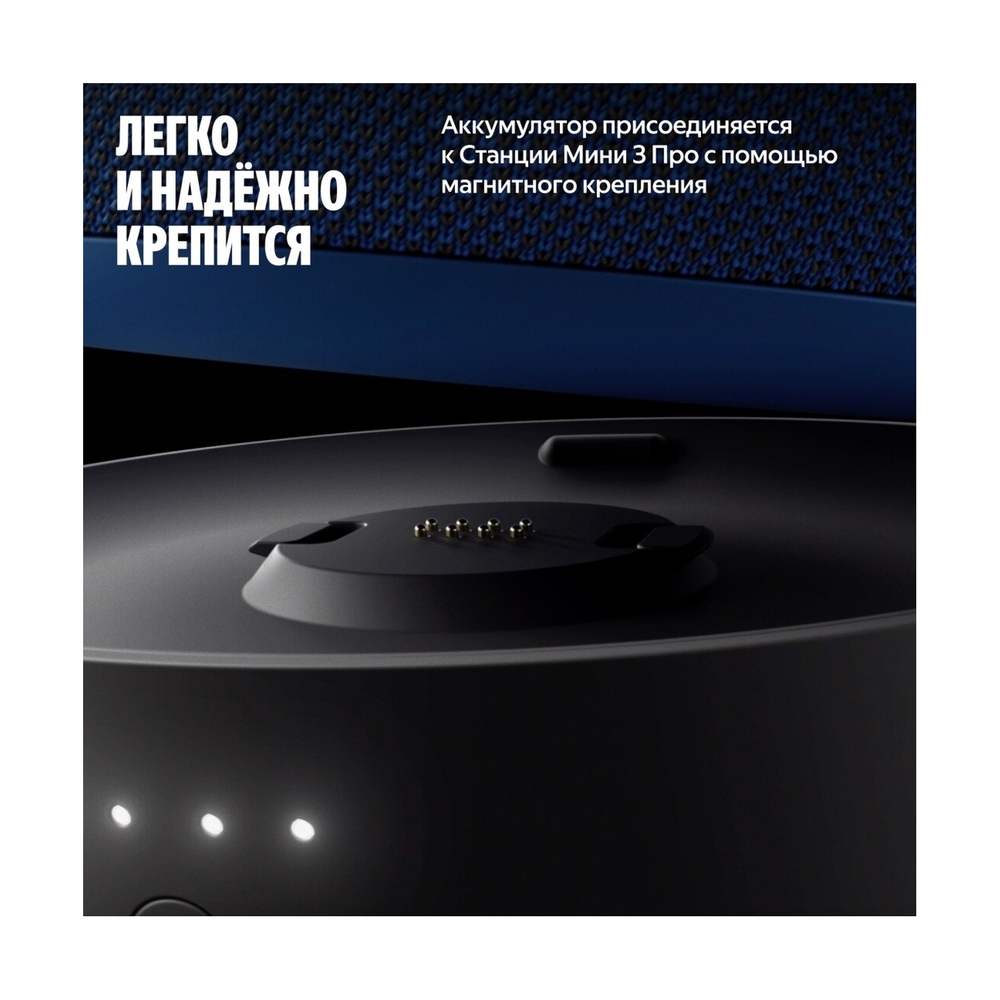 Портативный аккумулятор для Станции Мини 3 Про, модель YNDX-00650 Черный - фото 3