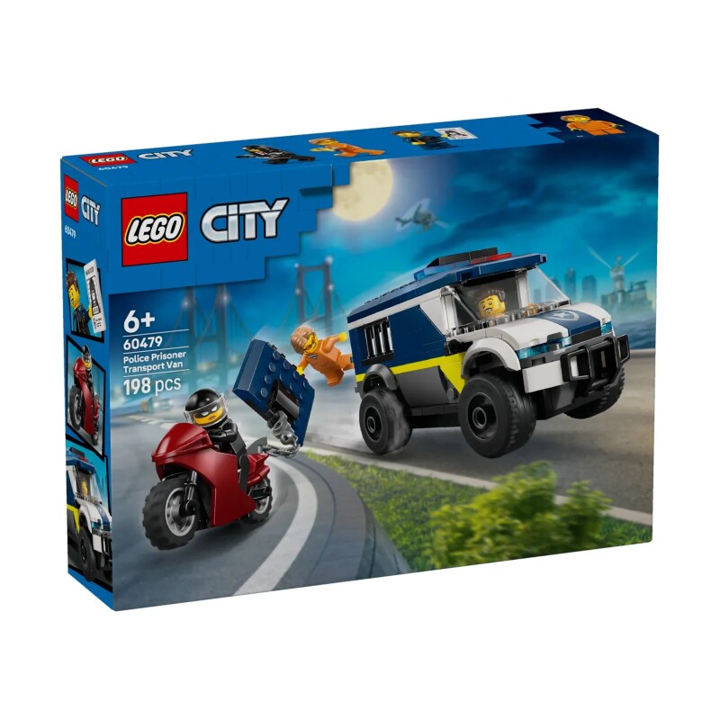 Конструктор Lego 60479 Город Фургон для перевозки преступников - фото 3