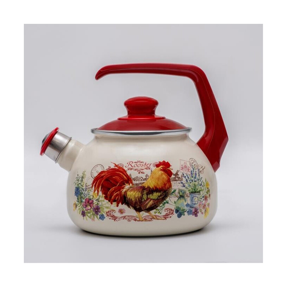 Чайник с бак. руч. Metrot, Золотой Петушок, 2,5л, 196631 - фото 4