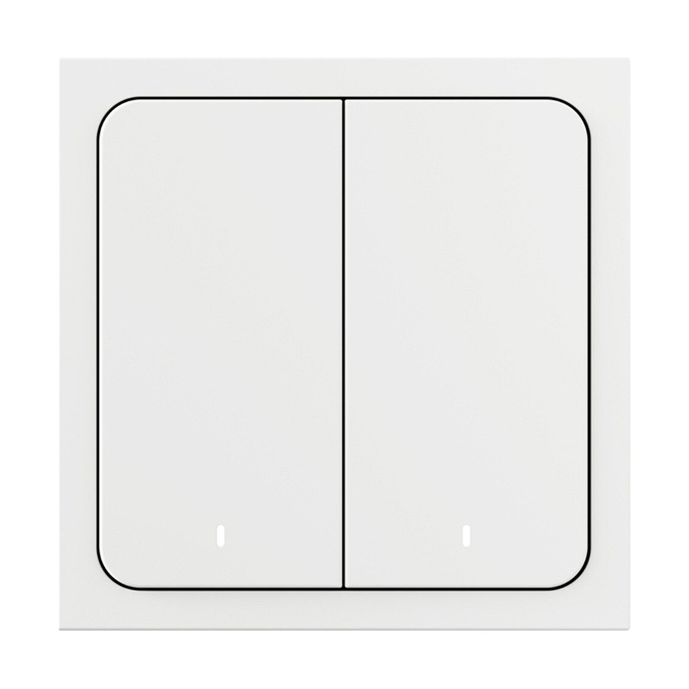 Умный беспроводной выключатель Яндекс YNDX-00535 2 клавишы - фото