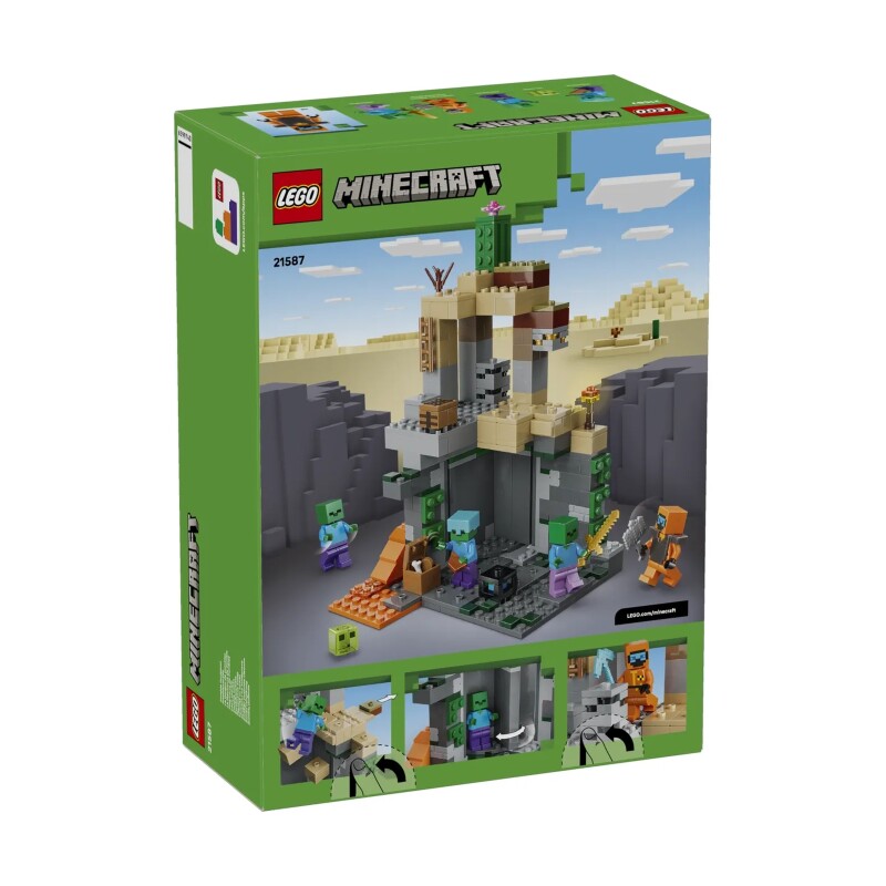 Конструктор Lego 21587 Minecraft Подземелье зомби - фото 3