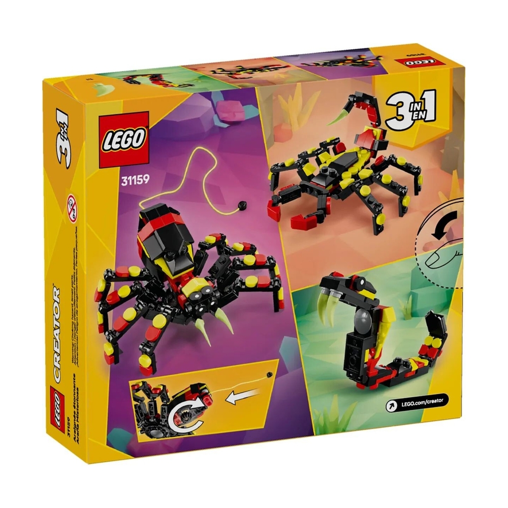 Конструктор Lego 31159 Криэйтор Дикие животные: Удивительный паук - фото 7