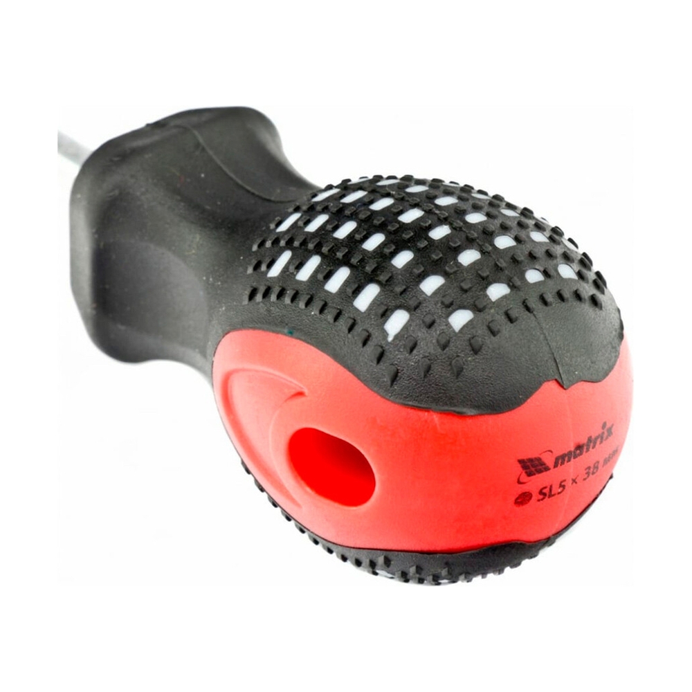 Отвертка Fusion, SL5,0 х 38 мм, CrV, 3-х компонентная рукоятка anti slip// Matrix - фото 3