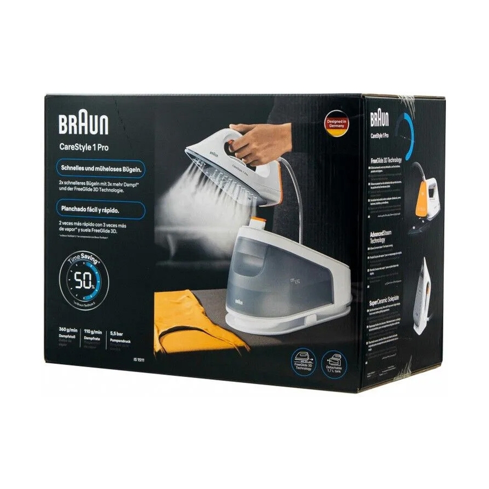Парогенератор Braun CareStyle 1 Pro IS1511WH - фото 4