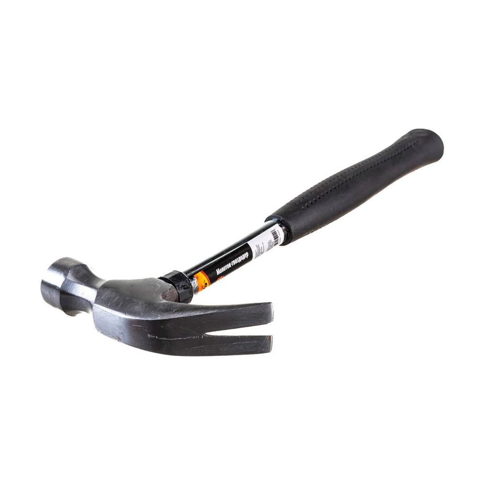 Молоток-гвоздодер, 450 г, боек 27 мм, металлическая трубчатая обрезиненная рукоятка// Sparta - фото